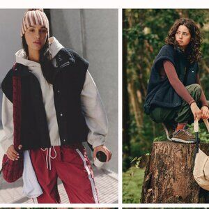 Free People Scout it Out  Fleece Vest. NWOT. Size L